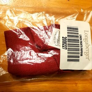 NIP, Longaberger Treats Liner Paprika for 2002 Tree Trimming basket